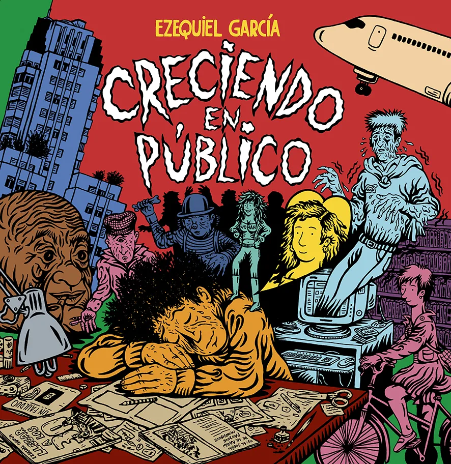 Portada de Creciendo en público, de Ezequiel García