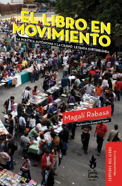 Portada de El libro en movimiento, de Magalí Rabasa