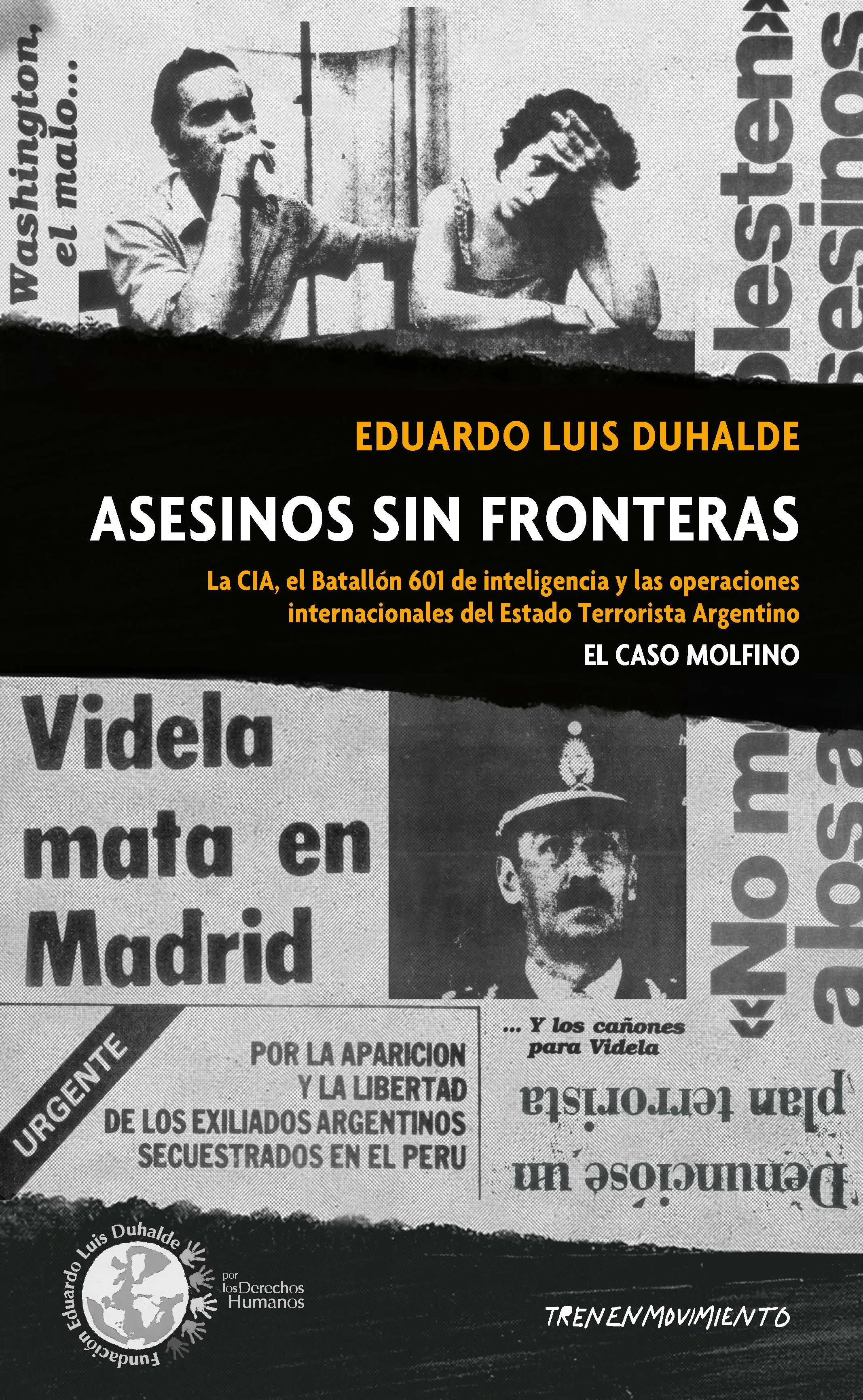 Portada de Asesinos sin fronteras, de Eduardo Luis Duhalde