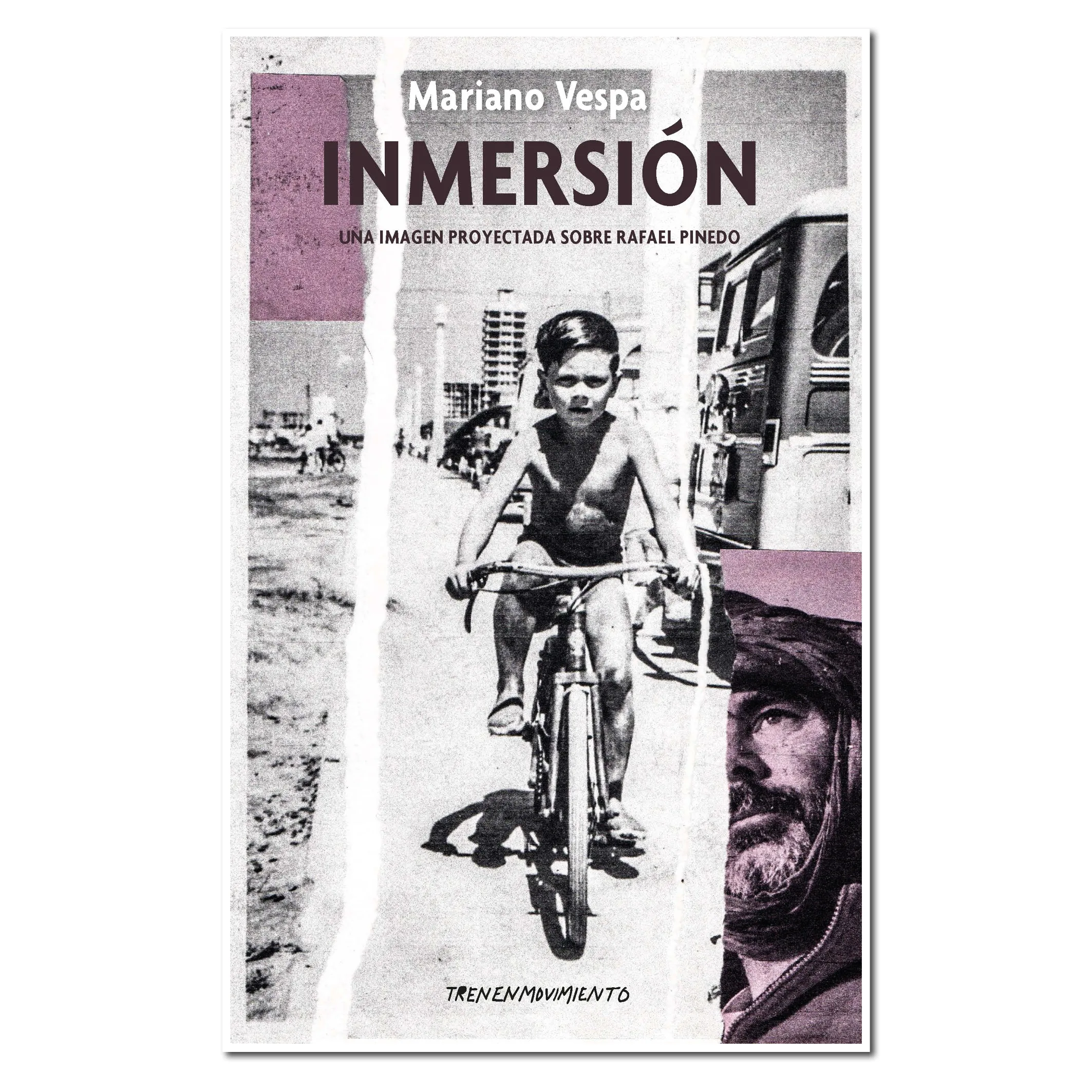 Portada de Inmersión. Una imagen proyectada sobre Rafael Pinedo